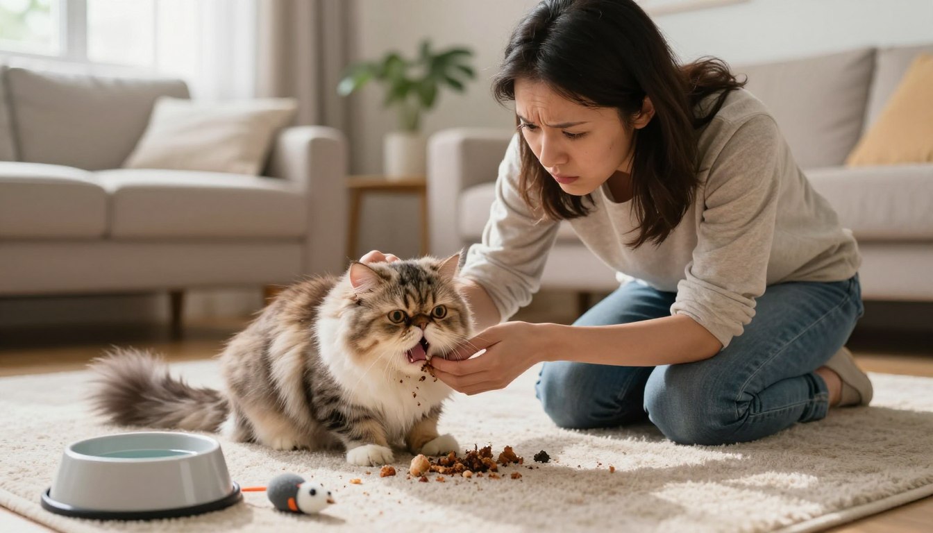 Zašto mačka povraća