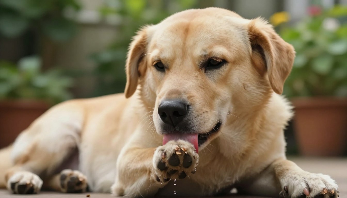 Zašto pas liže šape